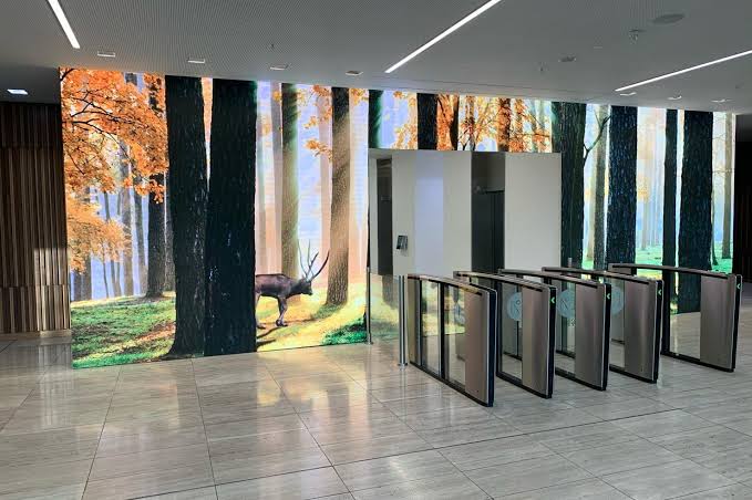 corporate lobby